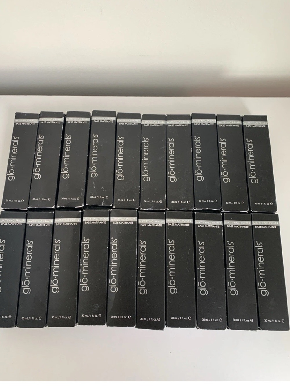 glominerals Face Primer  1 oz Lot Of 20 Wholesale Imperfect Boxes- Read Desc